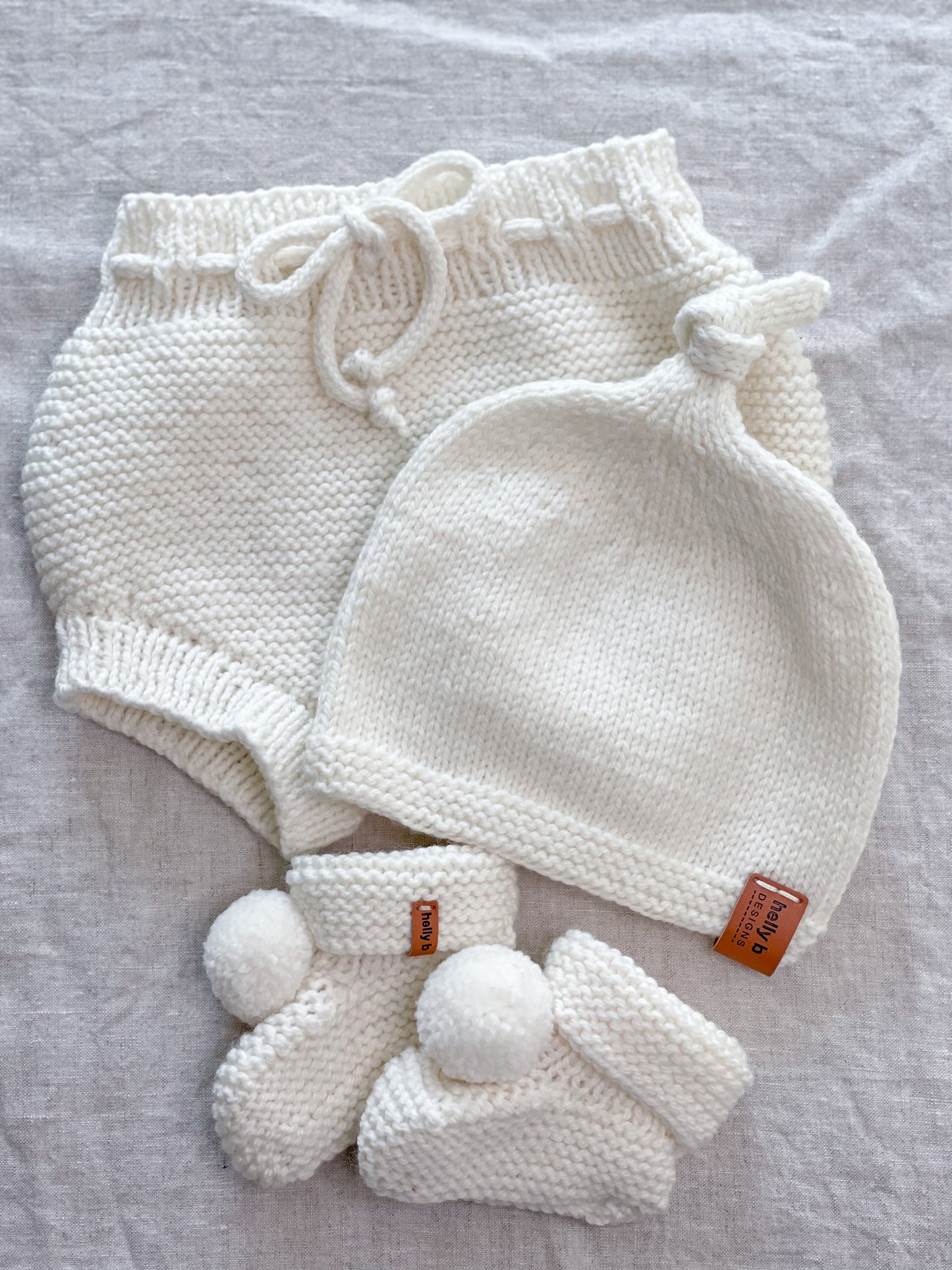 Deluxe Merino Wool Hand Knitted Baby Gift Box