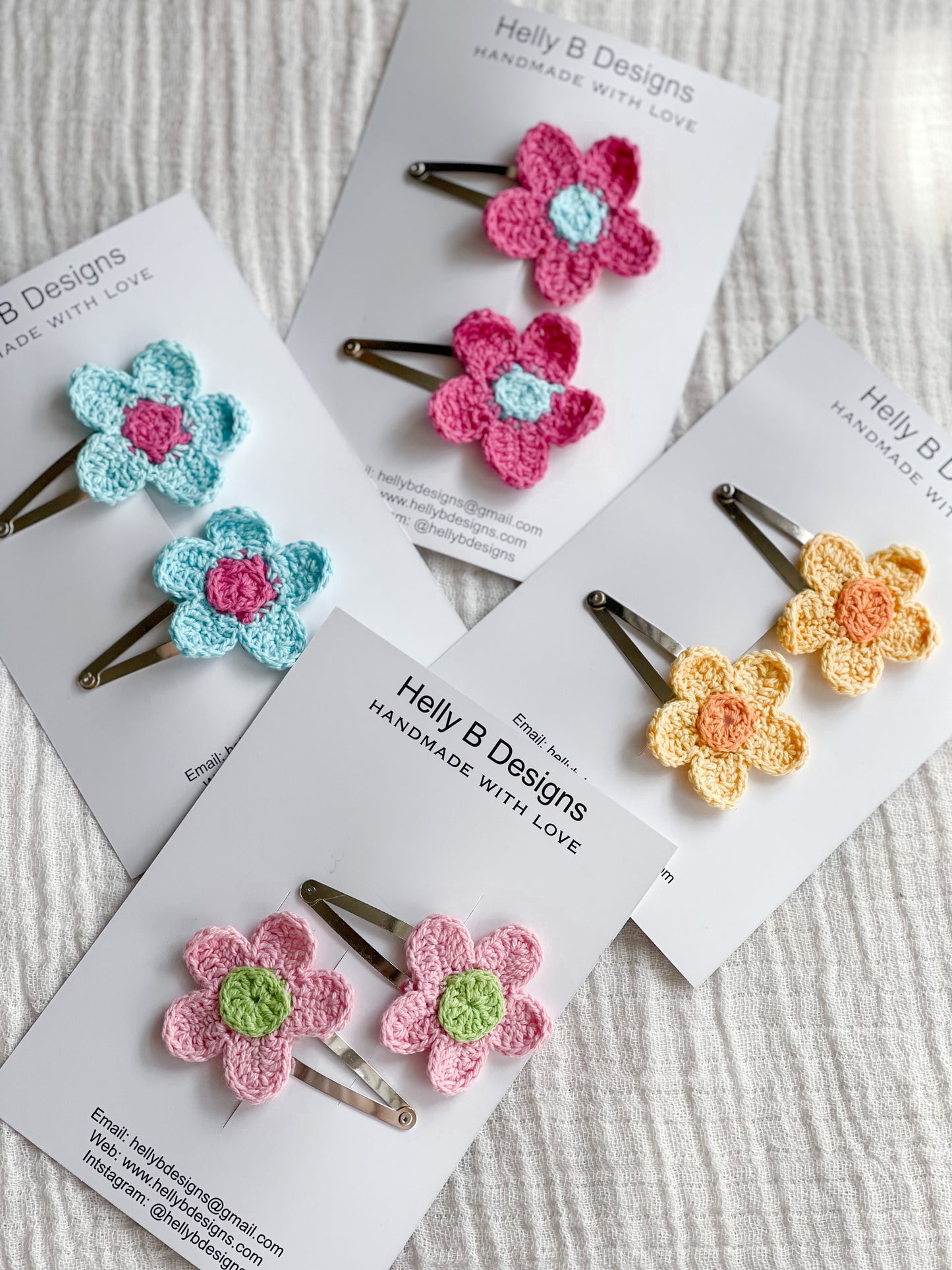 Crochet Hair Clips