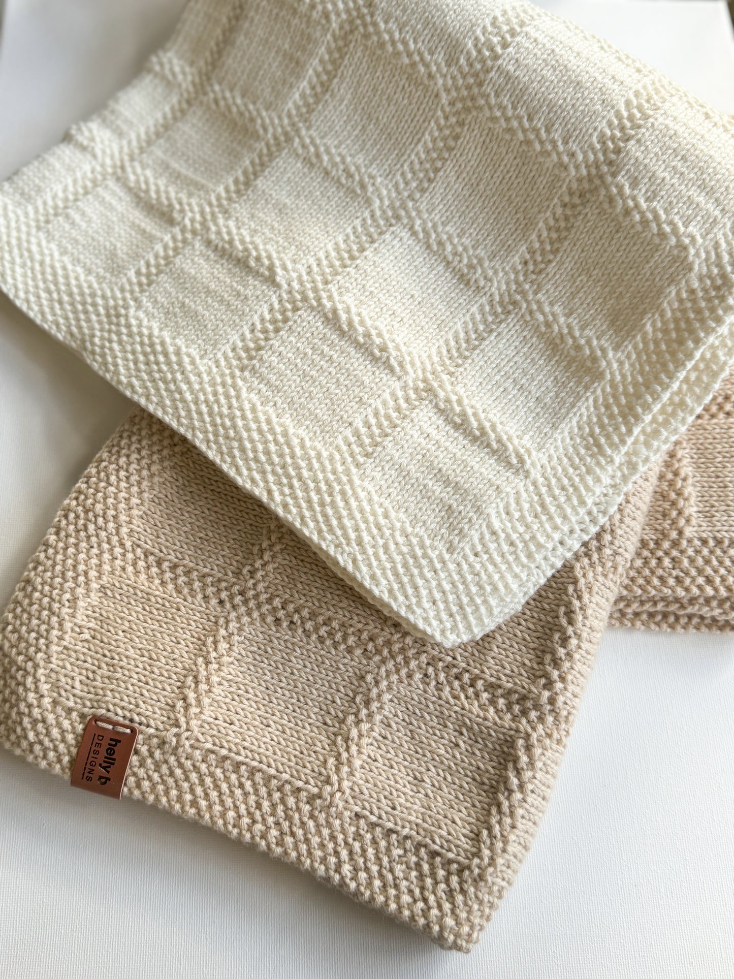 Heirloom hand knitted baby blanket