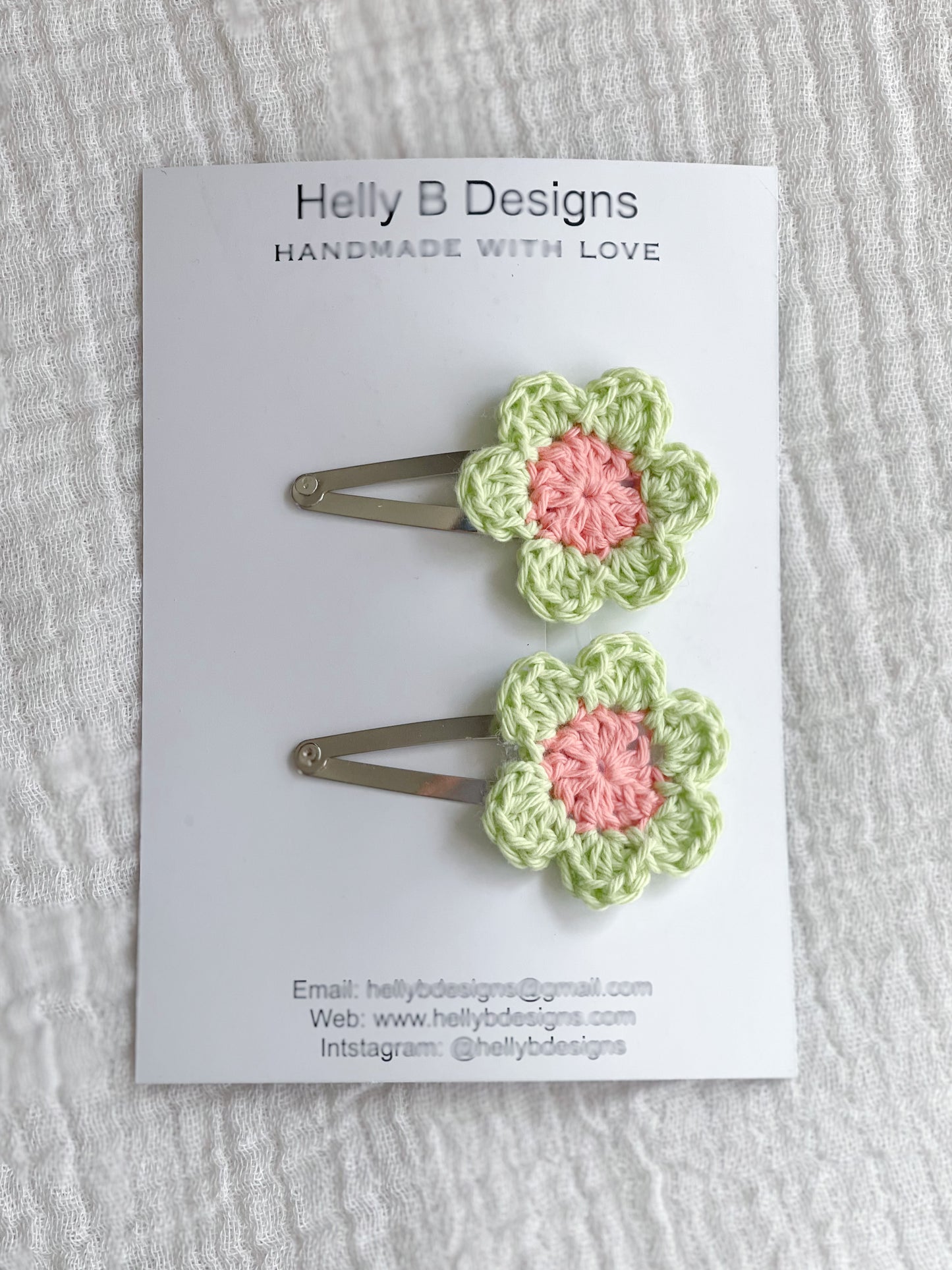 Crochet Hair Clips