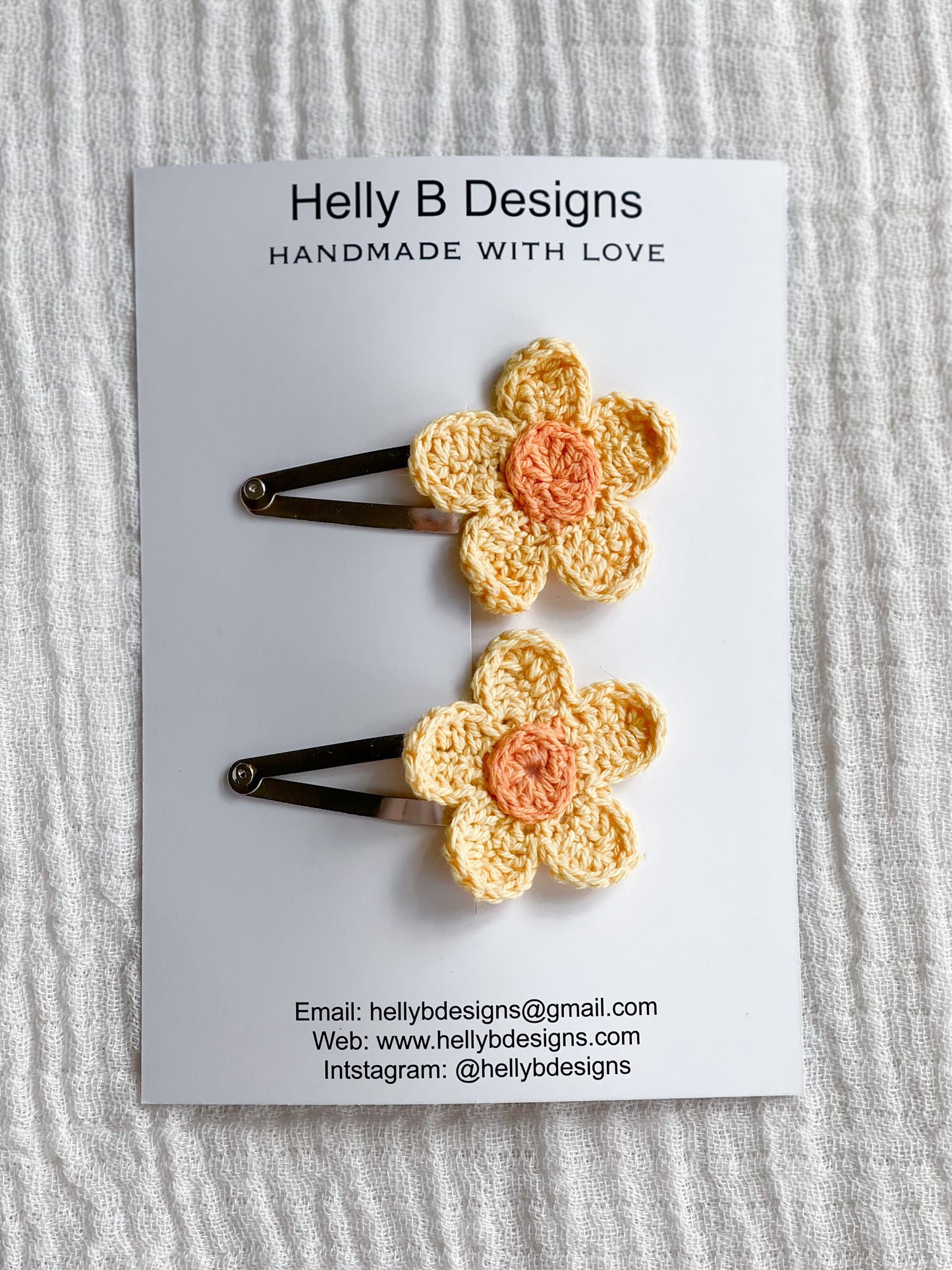 Crochet Hair Clips