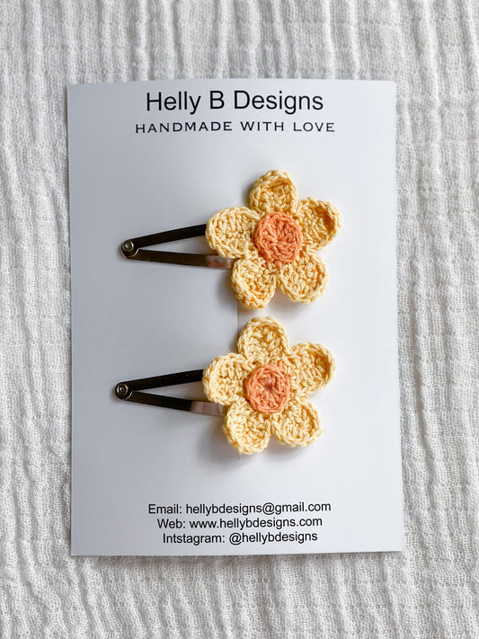 Crochet Hair Clips