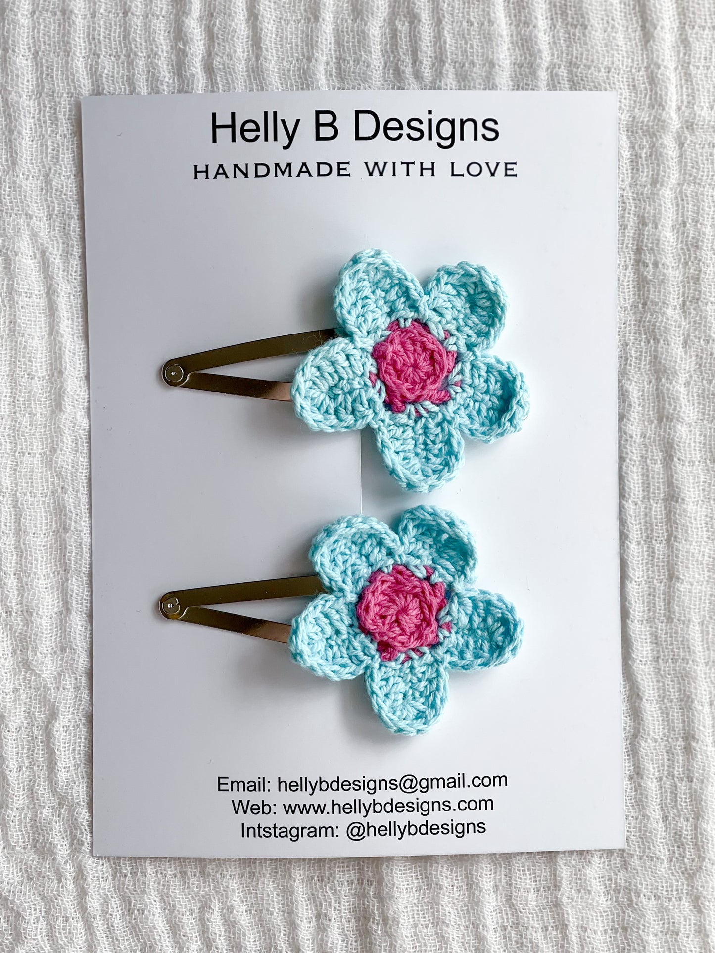 Crochet Hair Clips