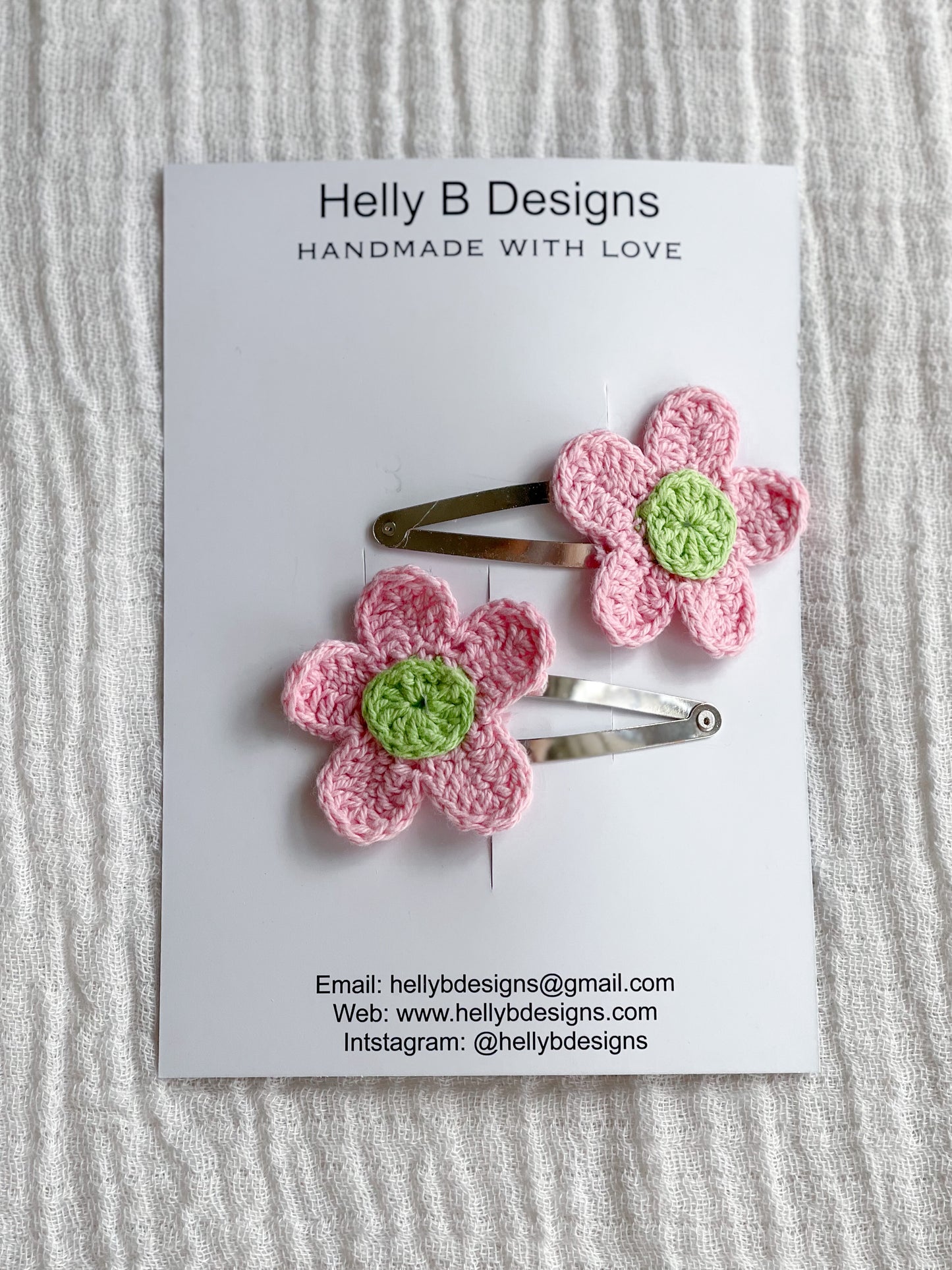 Crochet Hair Clips