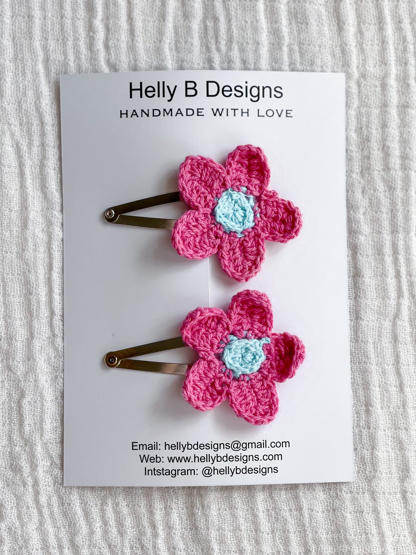 Crochet Hair Clips