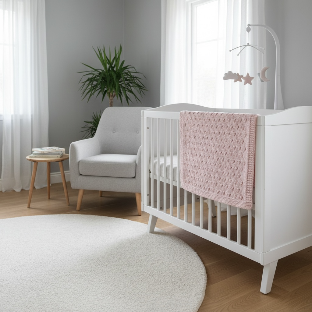 Hand Knitted Heirloom Baby Blanket | Australian Merino Wool | Luxury Newborn Gift