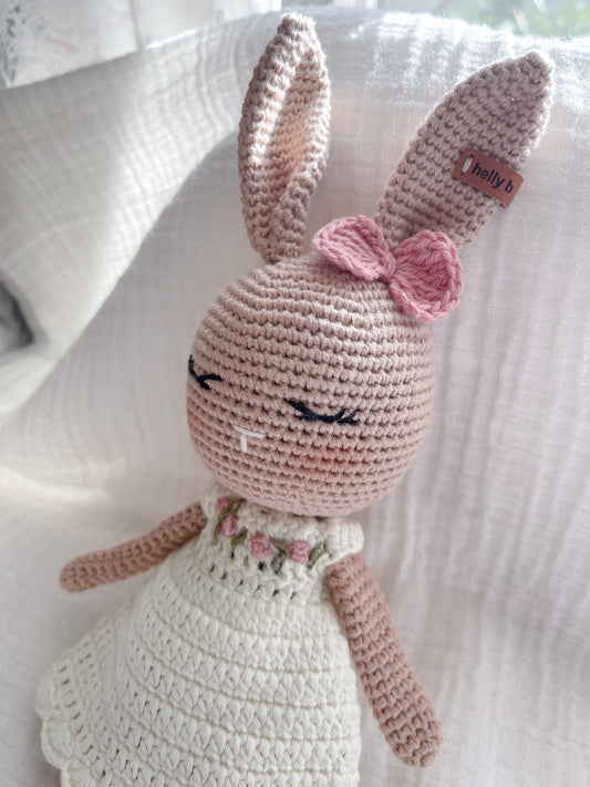 ‘Hilda Rose’ Crochet Bunny