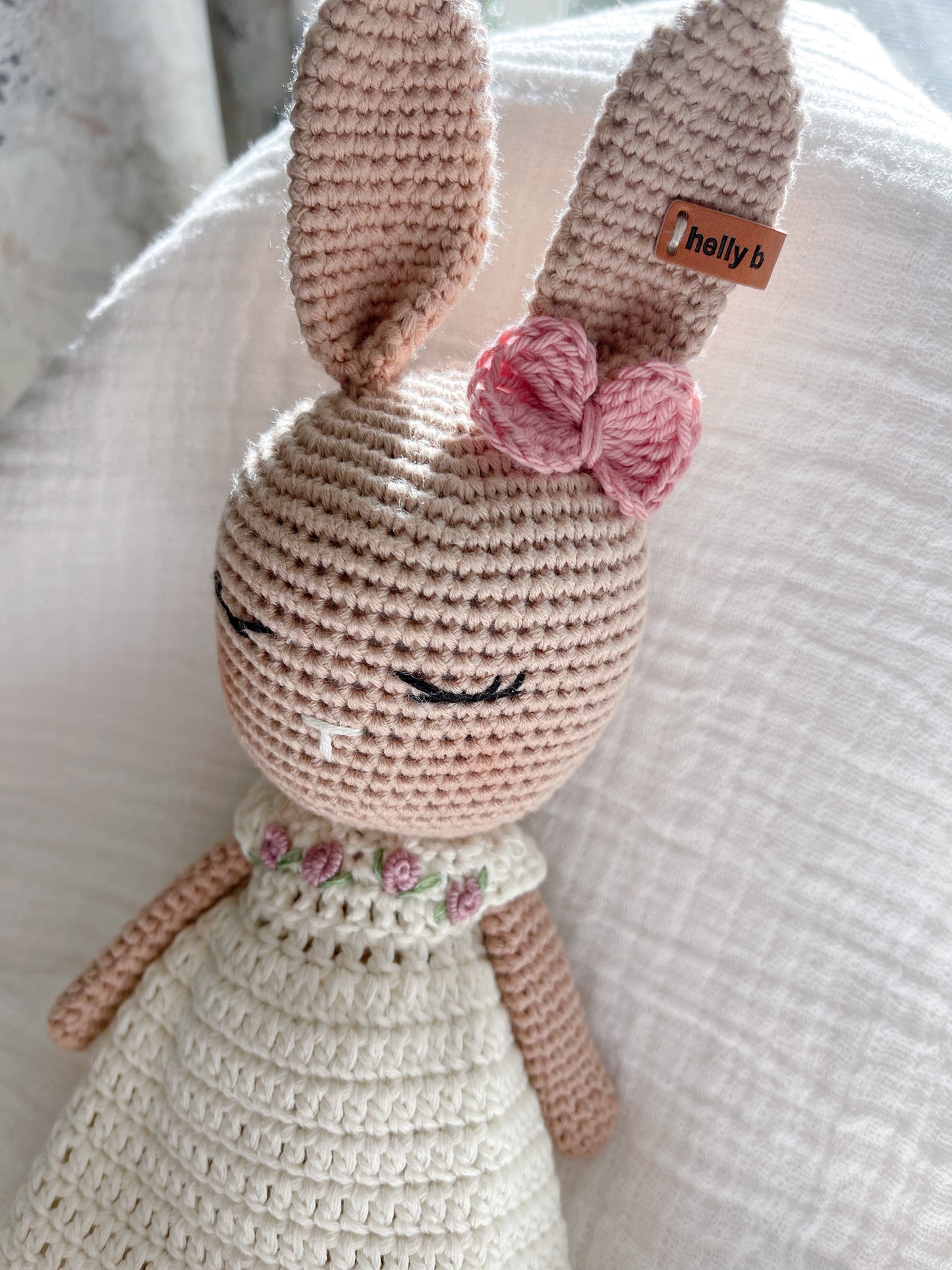 ‘Hilda Rose’ Crochet Bunny