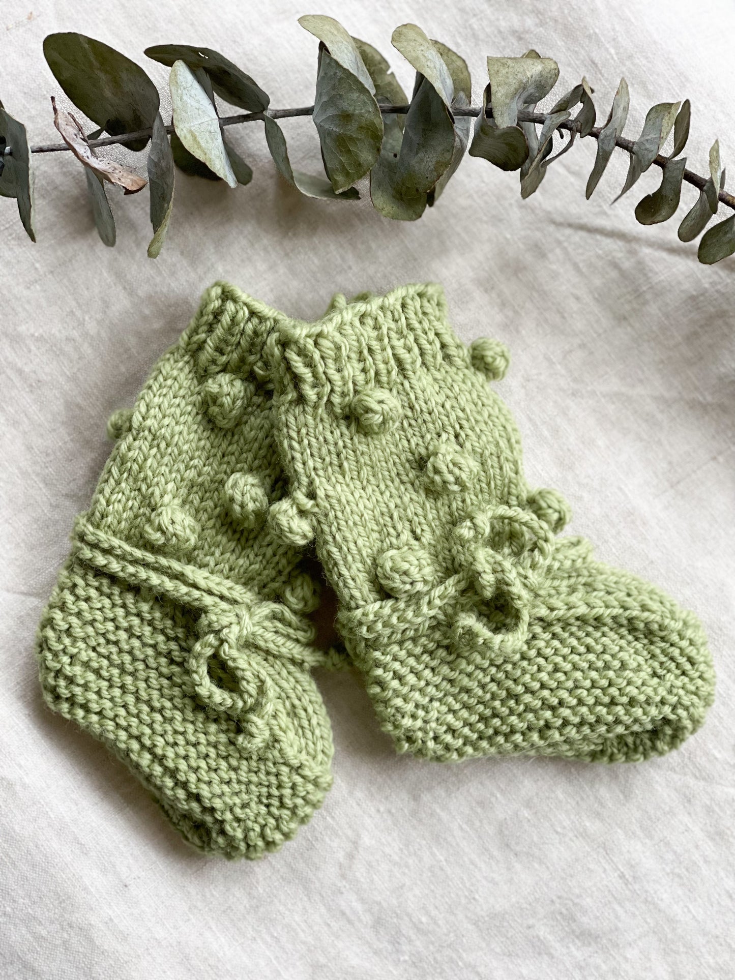 Bobble Long Leg Baby Booties