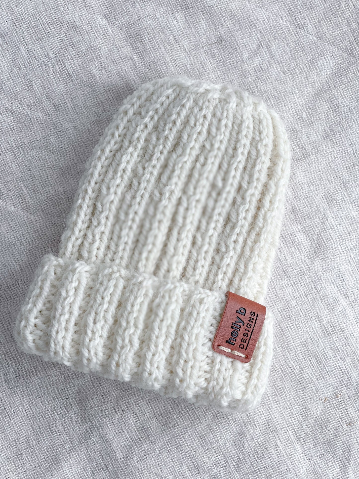 Rib Wool Beanies 0-6 months