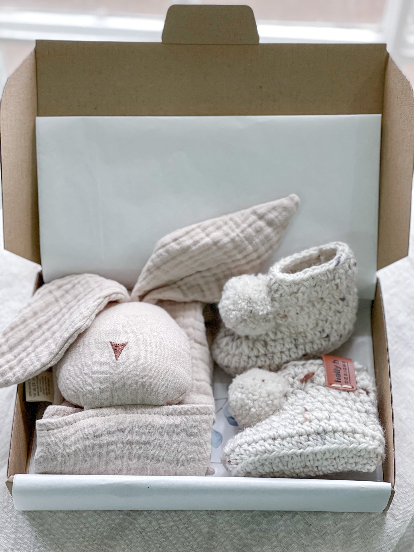 Bunny Comforter and Booties Gift Set