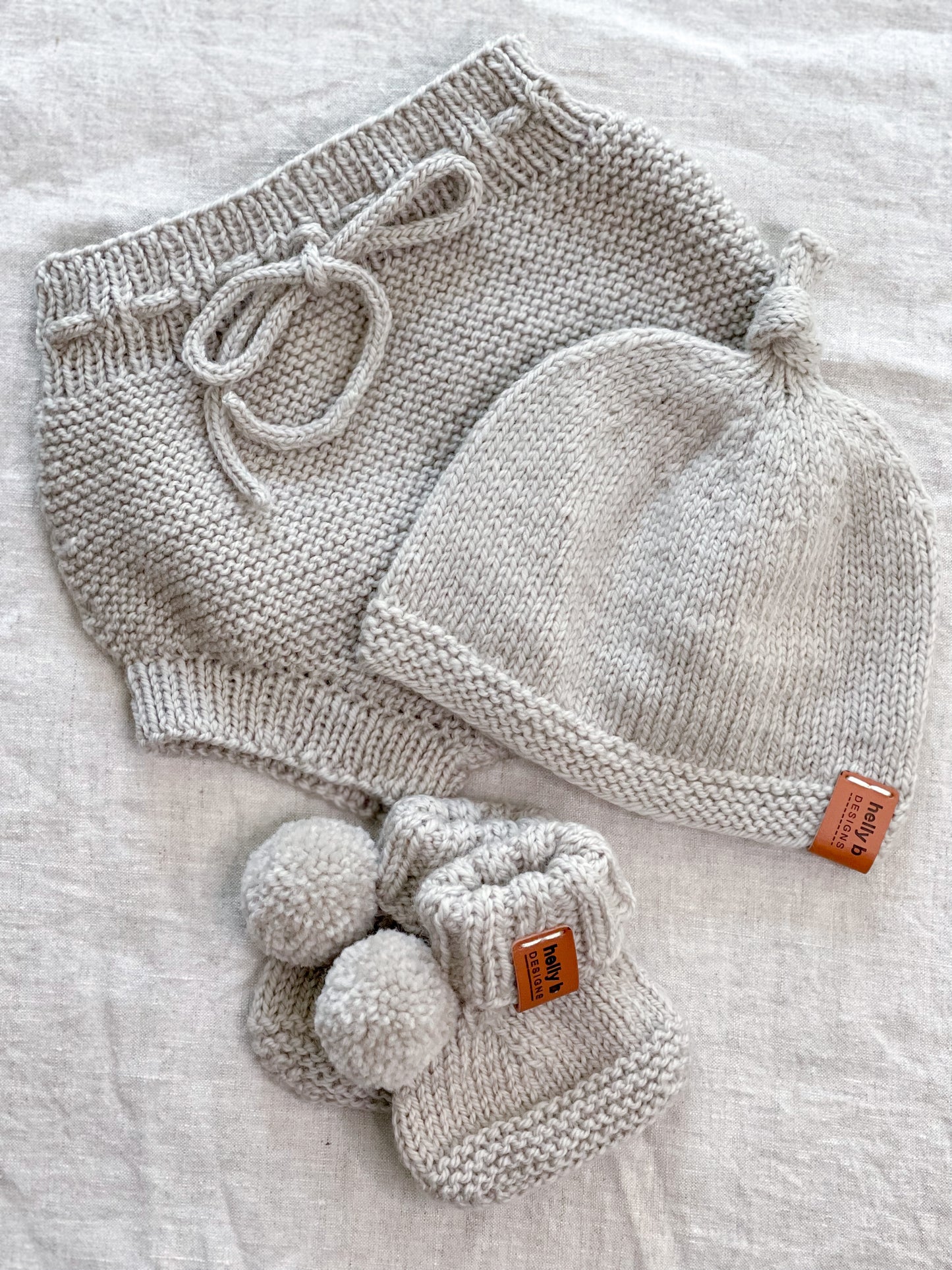 Deluxe Merino Wool Hand Knitted Baby Gift Box