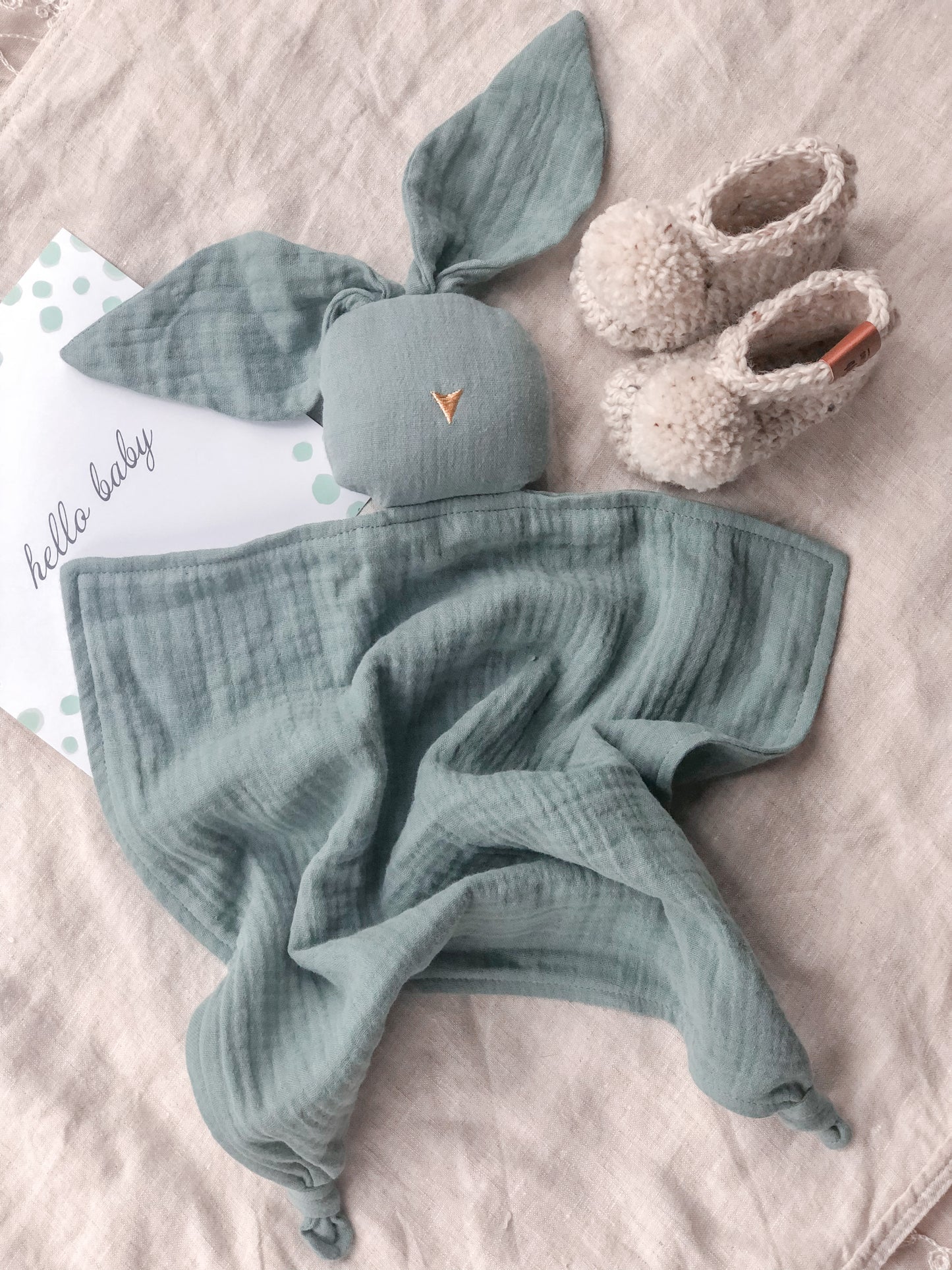 Bunny Comforter and Booties Gift Set
