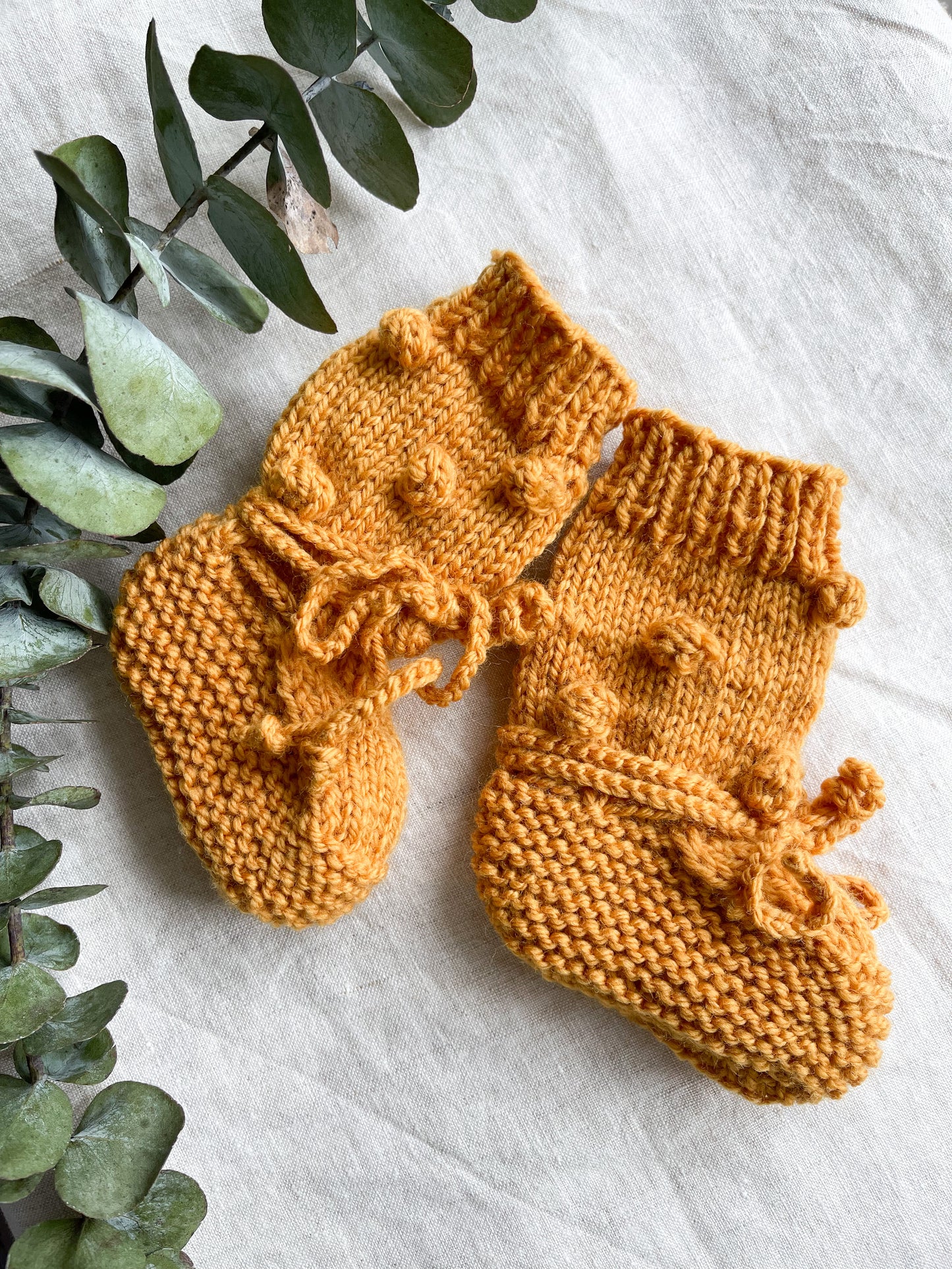 Bobble Long Leg Baby Booties