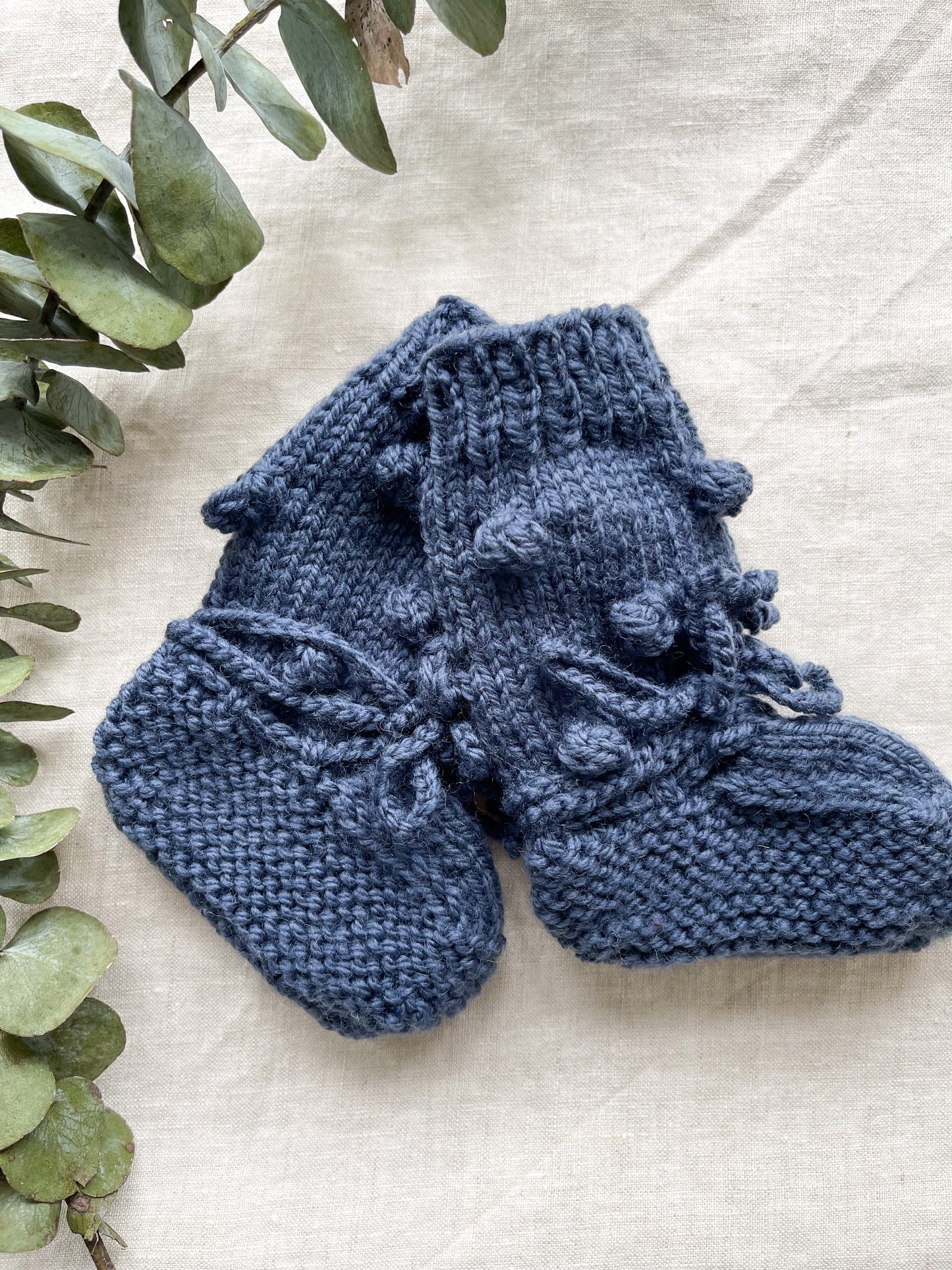 Bobble Long Leg Baby Booties