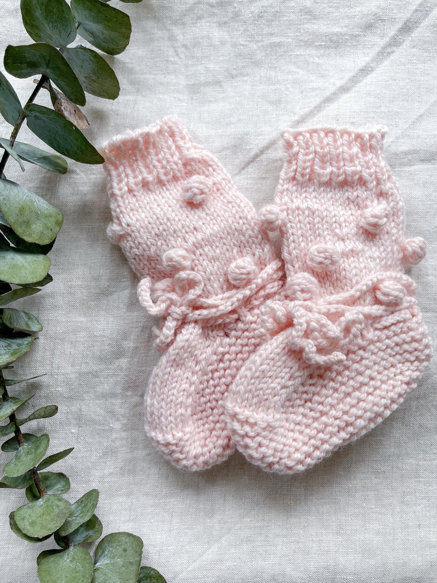 Bobble Long Leg Baby Booties