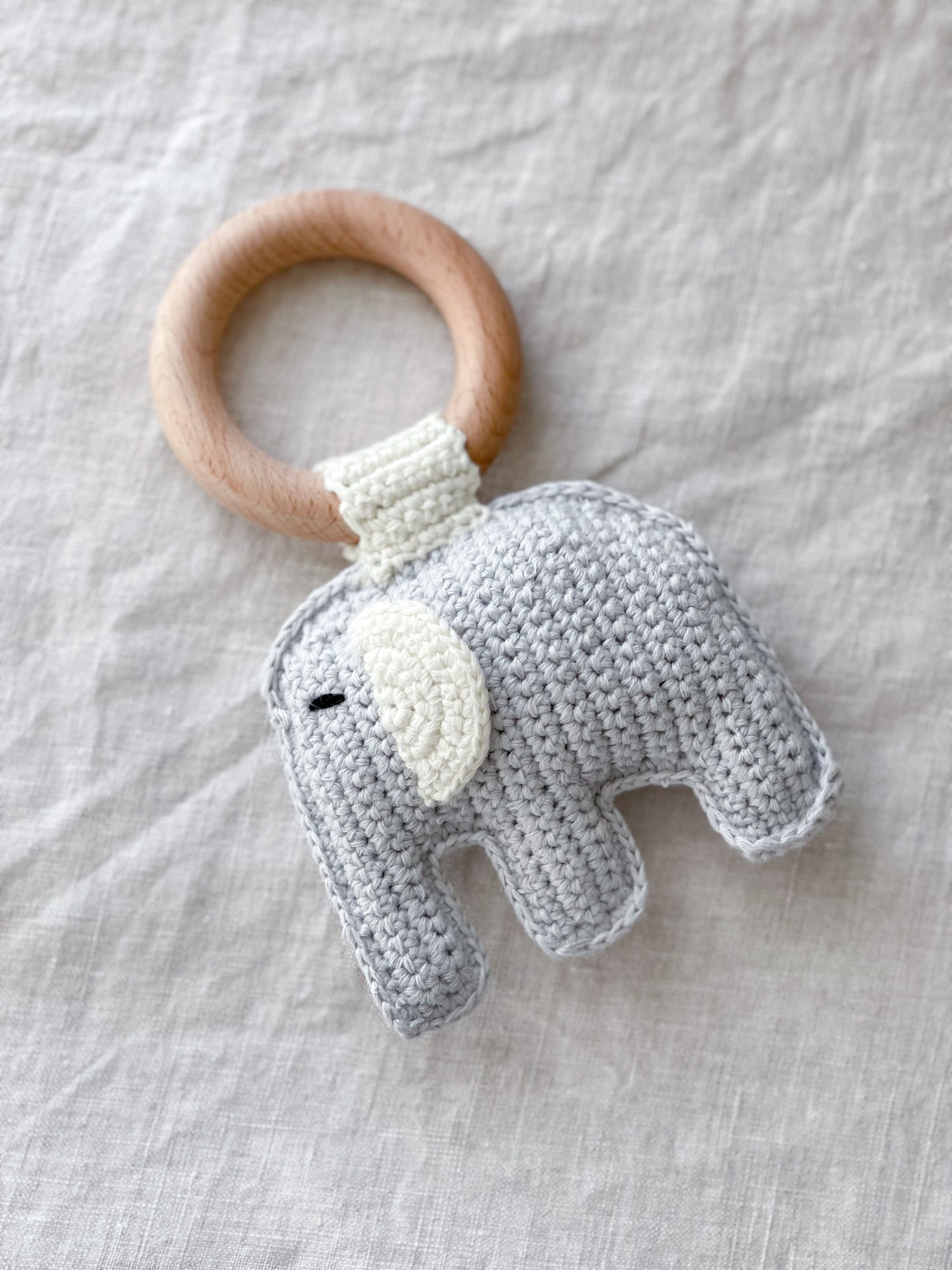 Elephant Teether Ring