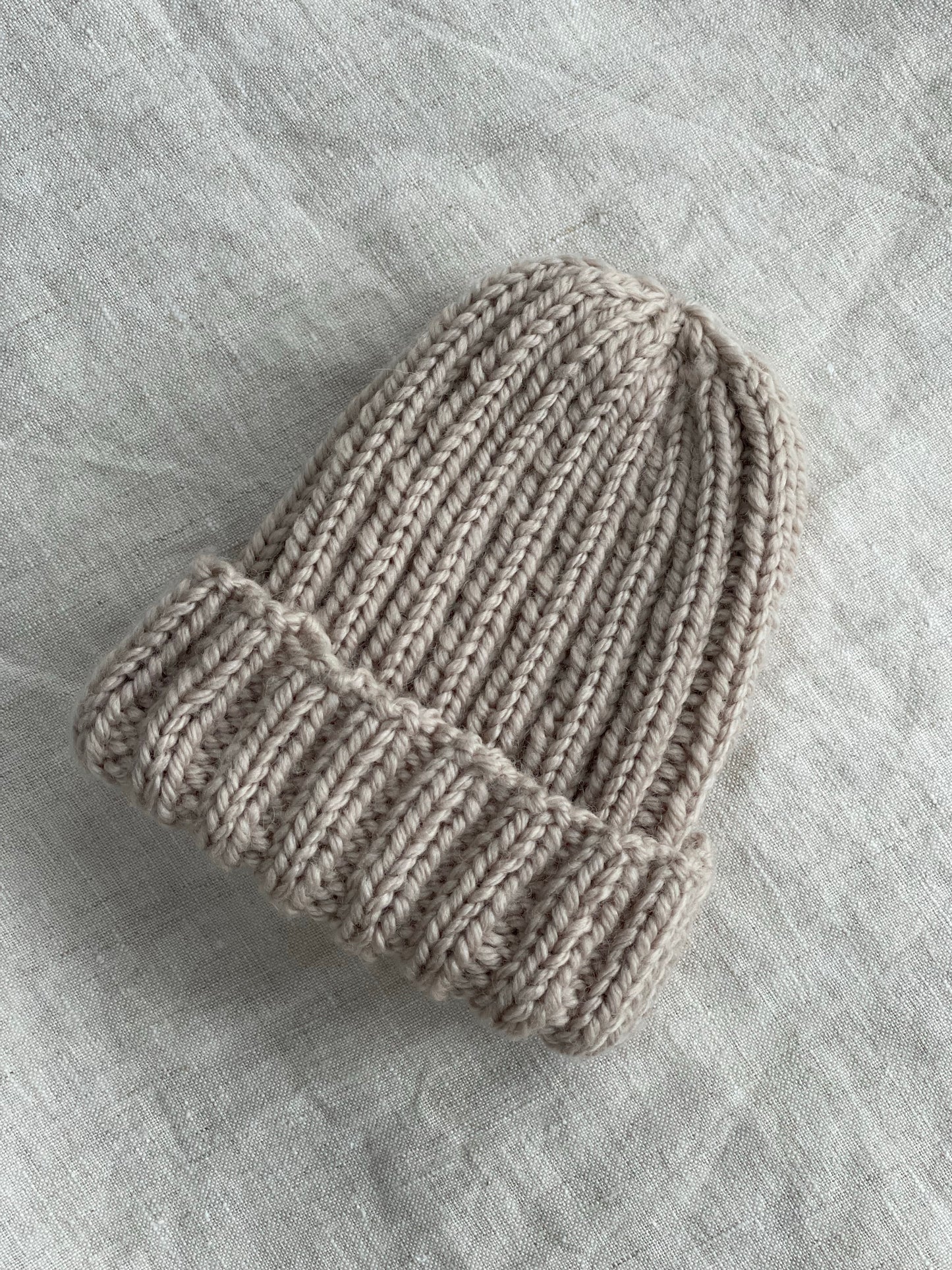 Rib Wool Beanies 0-6 months