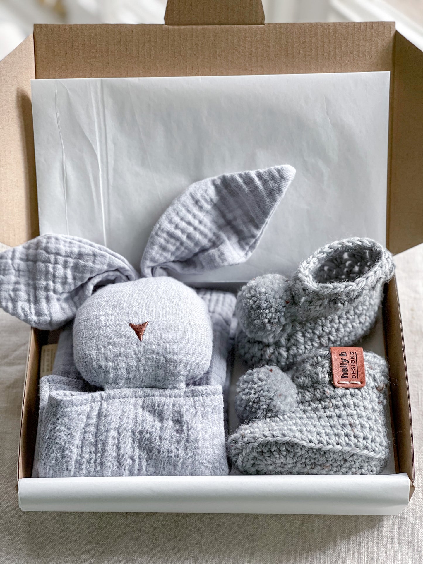 Bunny Comforter and Booties Gift Set