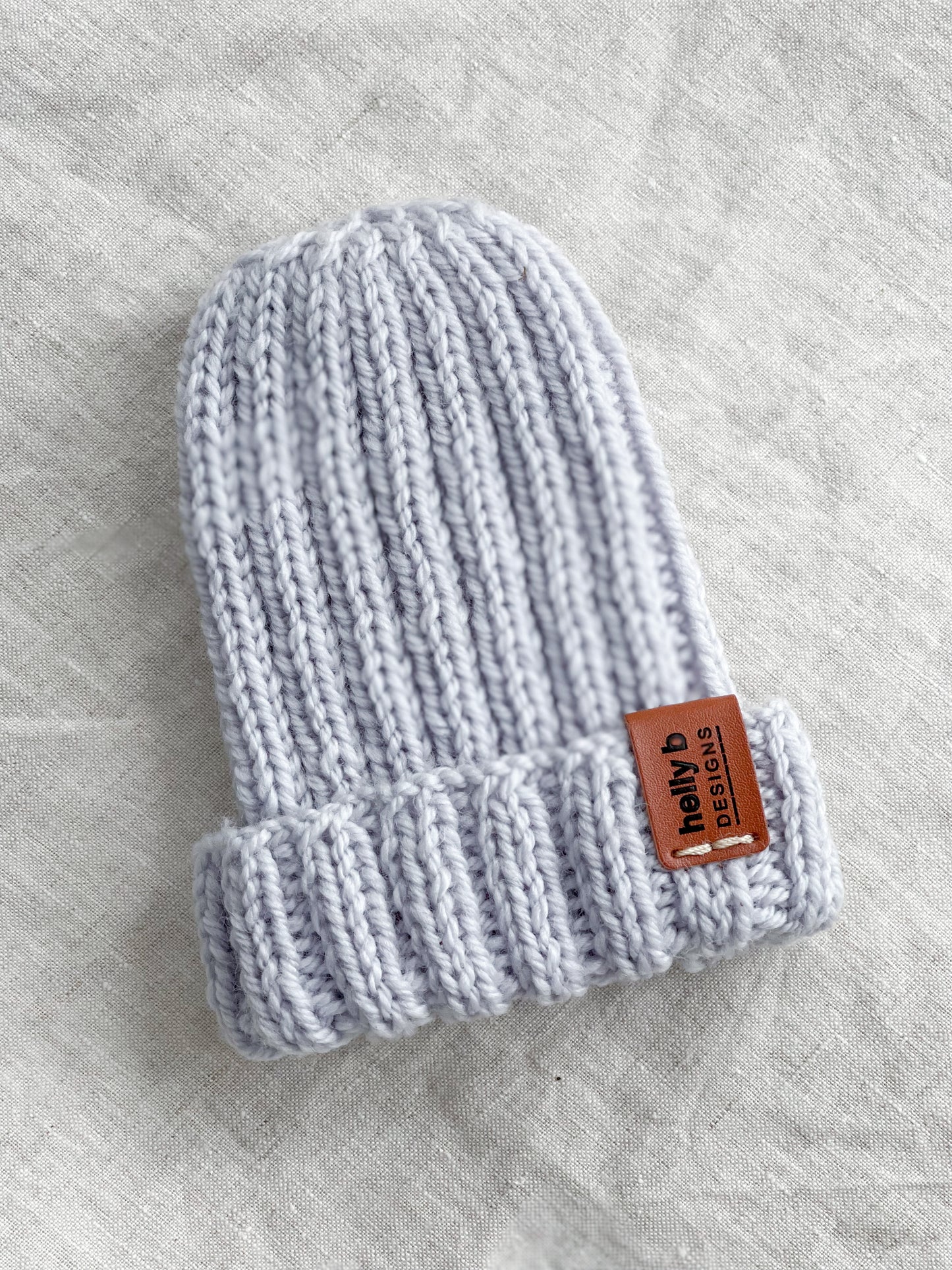 Rib Wool Beanies 0-6 months